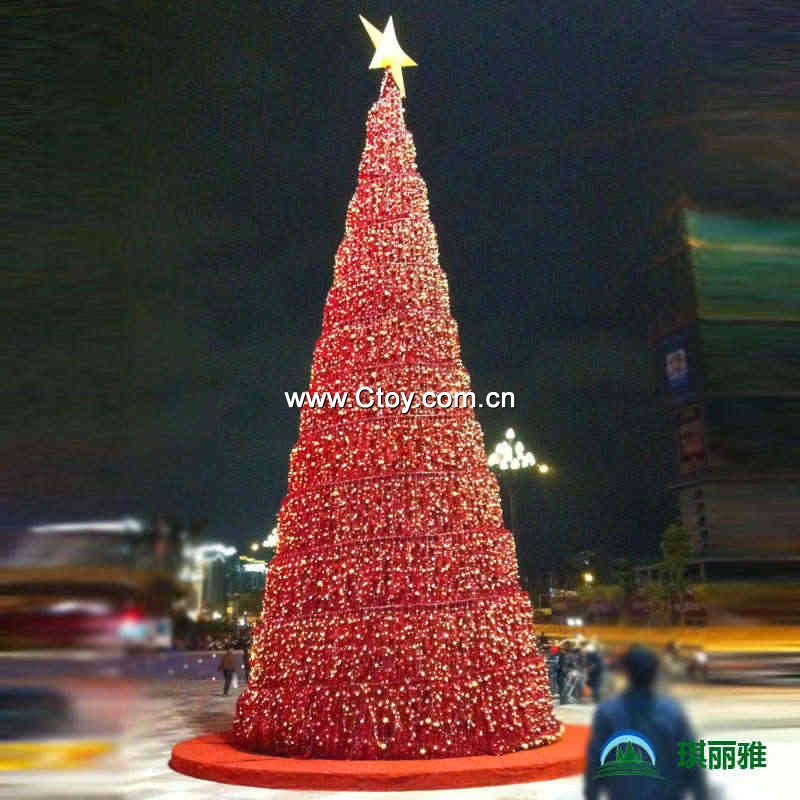 圣诞树,大型商场户外广场大型圣诞树