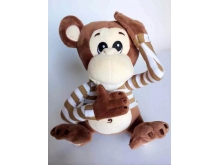 动物公仔猴子 玩具设计加工 儿童玩具动物类型公仔毛绒玩具定制