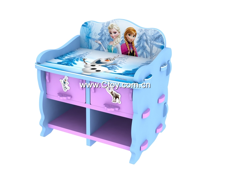 迪士尼冰雪奇缘形象EVA儿童床头柜YP026-5