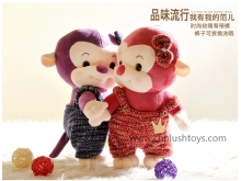 2016猴年生肖吉祥物毛绒玩具礼品赠送站姿猴子公仔