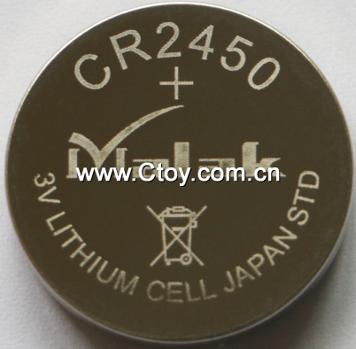 厂家直销CR2450纽扣电池 高容量 高品质电池