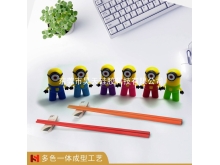 厂家定制儿童学用筷子专用硅胶筷子头 多色卡通筷子头