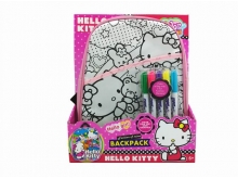 新款益智hello kitty彩繪水彩背包5色可洗水筆批發