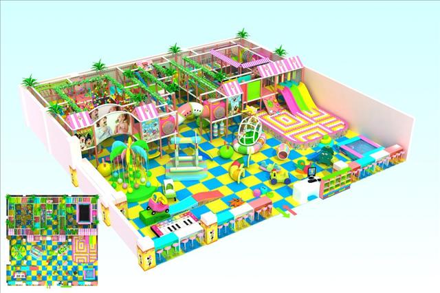 广州大型室内淘气堡儿童游乐中心酒店配套游乐设施定制设计