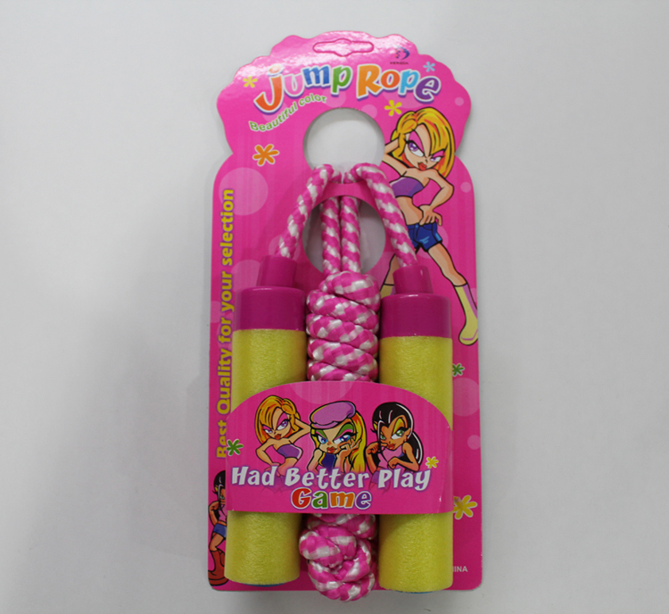 恒达玩具-珍珠棉把跳绳HD010-4 绑卡