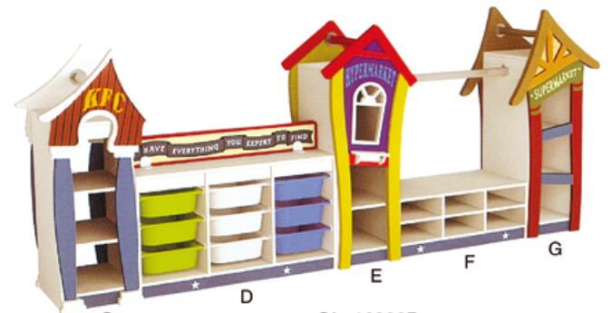 幼儿园玩具柜室内组合柜定制