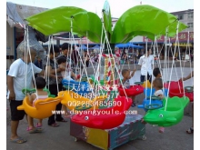 小型儿童广场游乐设备椰子树小飞鱼