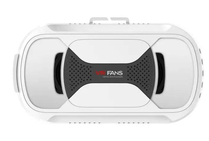 新款益智3D虚拟VR眼镜英文版白红蓝三色混装批发