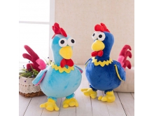 厂家生产毛绒玩具鸡 公仔鸡年吉祥物来图来样定制毛绒玩具