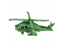 EVA拼装玩具军事系列阿帕奇战机WF-1017-41