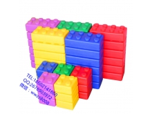 大方块积木 大积木方块加厚大号积木塑料拼插玩具 拼搭益智玩