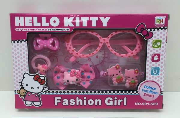 新款益智Hello Kitty饰品套装批发