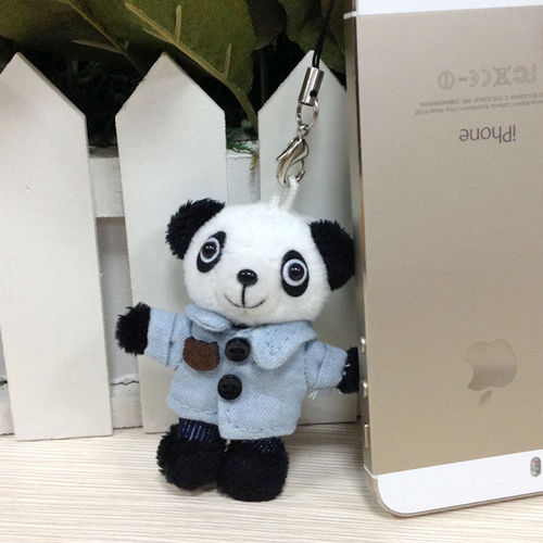 专业OME苹果三星小米手机熊猫防尘塞挂件工厂订单出口欧美日本