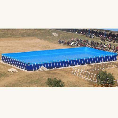 大型支架水池充气水池大象滑梯组合水上玩具生产厂家