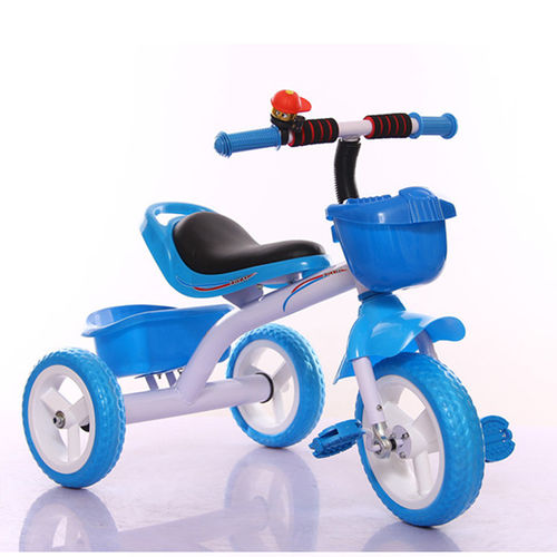 厂家直销发泡轮儿童三轮车 软座版儿童脚踏三轮车颜色多样三轮车
