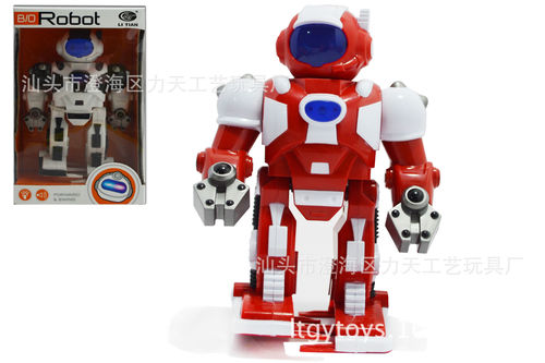 特价批发儿童塑料机器人 智能机器人玩具 儿童电动玩具 礼盒装