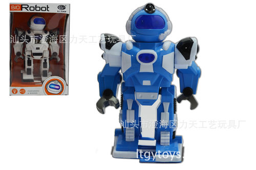 特价批发儿童塑料机器人 智能机器人玩具 儿童电动玩具 礼盒装
