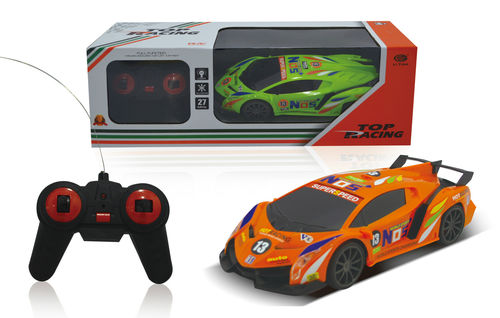 厂家批发儿童遥控车电动塑胶模型玩具益智 1：16四通遥控赛车外贸
