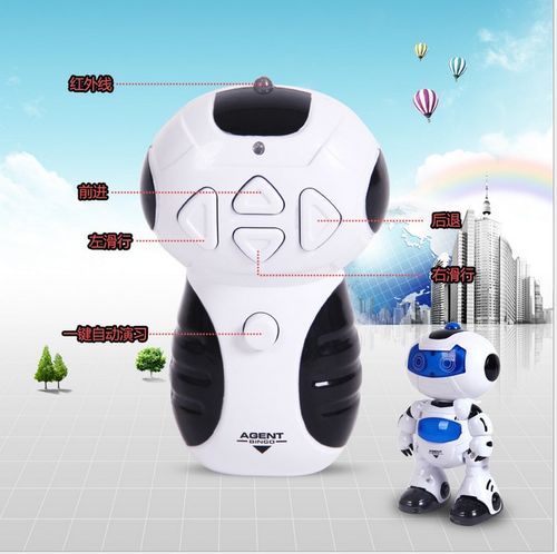 厂家推荐 机器人模型玩具儿童益智玩具 灯光音乐跳舞遥控机器人