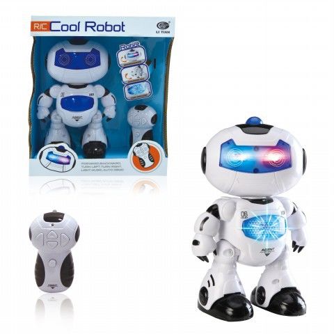 厂家推荐 机器人模型玩具儿童益智玩具 灯光音乐跳舞遥控机器人