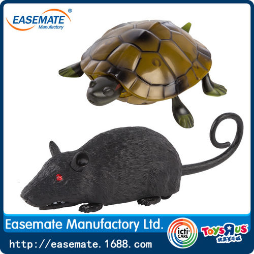 高仿动物世界电动模型 遥控老鼠 遥控乌龟 高仿真整蛊玩具