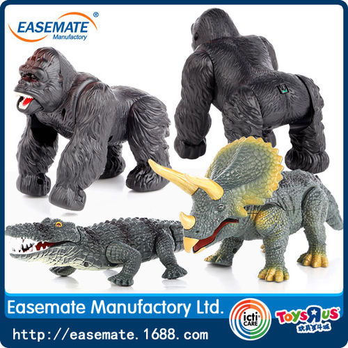 高仿动物世界电动模型 遥控恐龙 黑猩猩 鳄鱼整蛊玩具