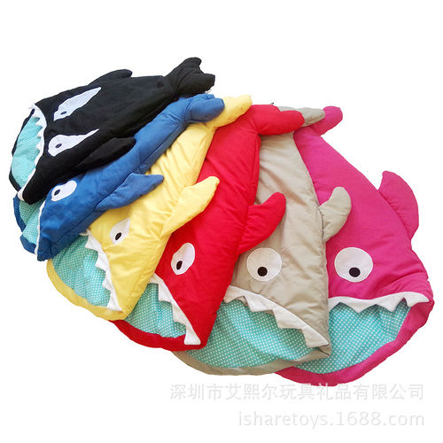 厂家直销2016新款创意鲨鱼睡袋 宝宝防踢被 时尚个性儿童睡袋