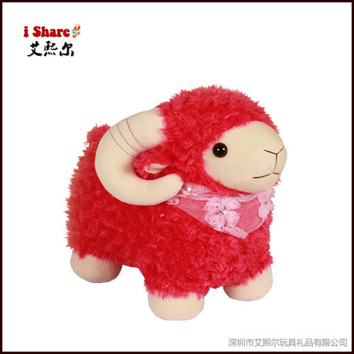 2015新年礼物 羊年吉祥物 三羊开泰 新款毛绒玩具羊公仔