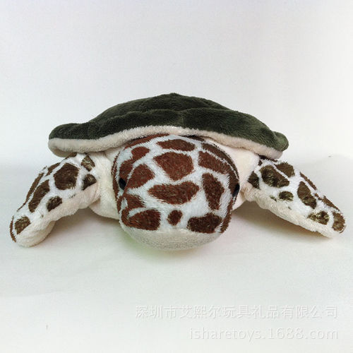 毛绒玩具定做加工 海洋动物海龟毛绒公仔 景区吉祥物公仔来图定制