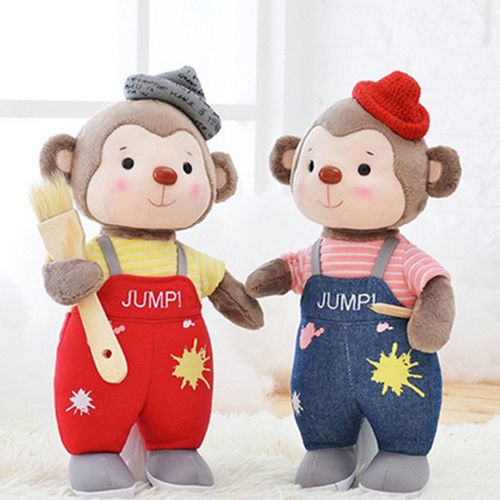 猴年吉祥物metoo森宝猴公仔 毛绒玩具 猴子挂件 布娃娃
