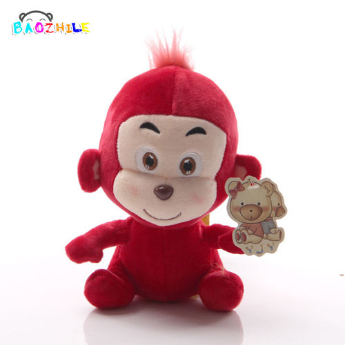 2016猴年吉祥物毛绒玩具 吸盘公仔 猴子毛绒挂件  新年礼品