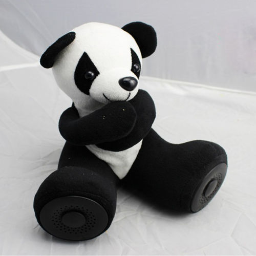 卡通蓝牙音箱 创意音响 熊猫音箱  猴年音乐毛绒玩具