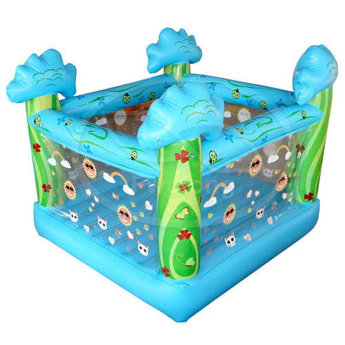 外贸尾单儿童环保充气蹦床婴幼儿家用充气游泳池便携式可折叠水池