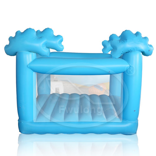 外贸尾单儿童环保充气蹦床婴幼儿家用充气游泳池便携式可折叠水池
