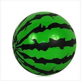 新款充气西瓜球 拍拍皮球 儿童充气球玩具厂家直销23210