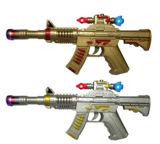 新款电动闪光枪军事玩具枪八音枪地摊热卖厂家直销