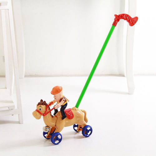 新款光头骑骆驼推杆车儿童学步手推车玩具厂家直销