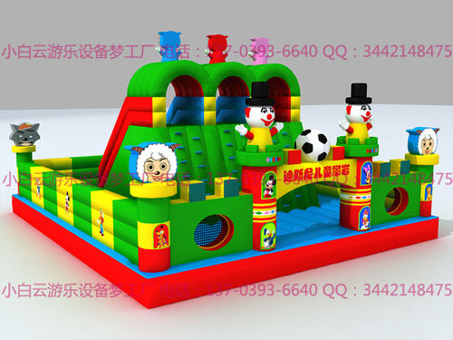武汉哪里有卖小孩子玩的充气城堡 气垫床 充气蹦蹦床户外大型娱乐