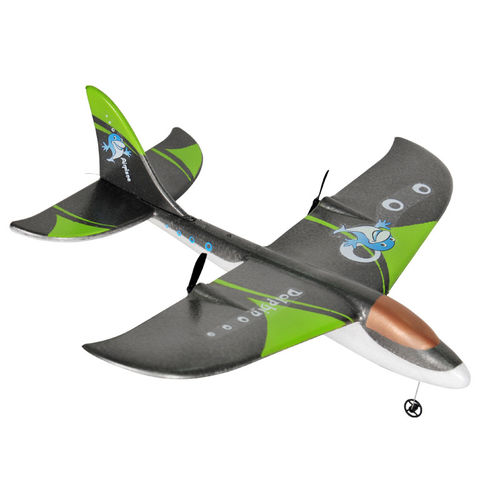文盛小海豚滑翔机 两通2.4G遥控飞机 耐摔EPP航模固定翼模型玩具
