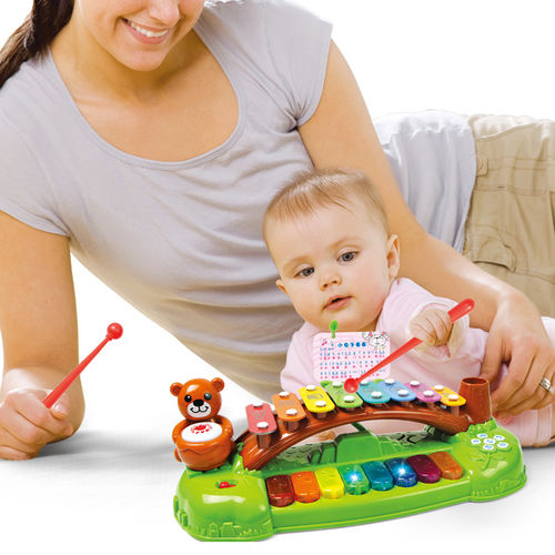 爱迪童WS6803亲子敲琴 电子琴 儿童益智 母婴玩具 厂家直销