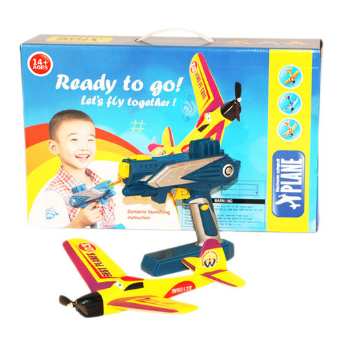 文盛弹射滑翔机趣味遥控飞机惯性固定翼战斗机耐摔惯性航模型玩具