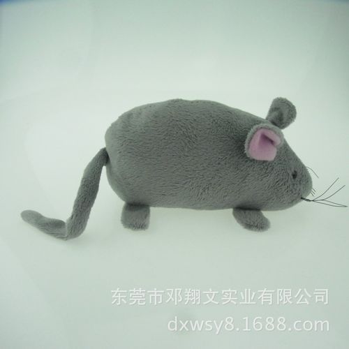 仿真毛绒玩具  逼真的小老鼠形象玩偶   打样生产加工全包