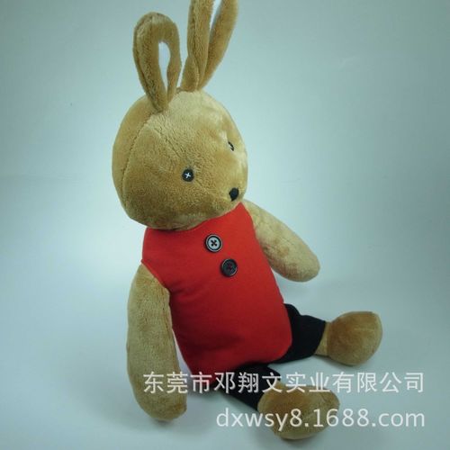 东莞工厂定制 大头兔子公仔 毛绒大耳朵兔玩偶 企业吉祥物公仔