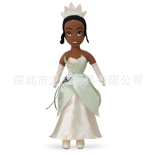 布娃娃公仔迪斯尼公主公仔 毛绒玩具白色迪士尼公主玩偶 来图定制