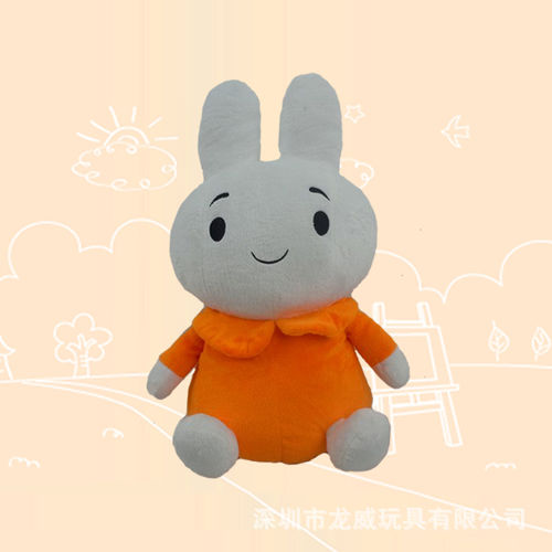 毛绒兔子公仔 提拉米菲兔玩具 加工订做毛绒玩具 可打样设计样品