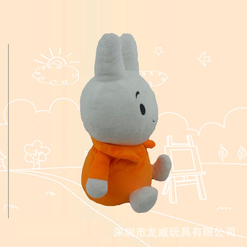 毛绒兔子公仔 提拉米菲兔玩具 加工订做毛绒玩具 可打样设计样品