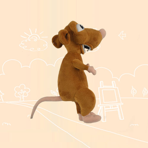老鼠可电绣LOGO 动物公仔毛绒玩具 老鼠毛绒玩具 来图定制生产