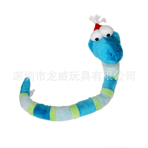 儿童外贸玩具爆款可爱精美毛绒玩具龙威玩偶加工定制小蛇毛绒玩具