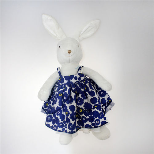 加工定制 可爱中小童可穿脱衣设计小兔子造成毛绒玩偶公仔 批发
