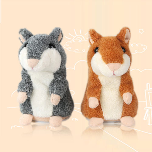 双色可选精致可爱短毛绒仓鼠机芯造型玩具 多款式仓鼠玩具定制